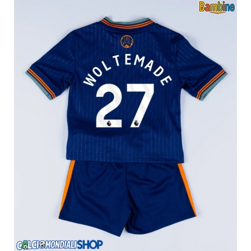 Maglie da calcio Newcastle United Nick Woltemade #27 Terza Maglia Bambino 2025-26 Manica Corta + Pantaloni corti)